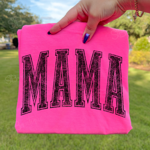 Distressed Mama Tee - Preorder