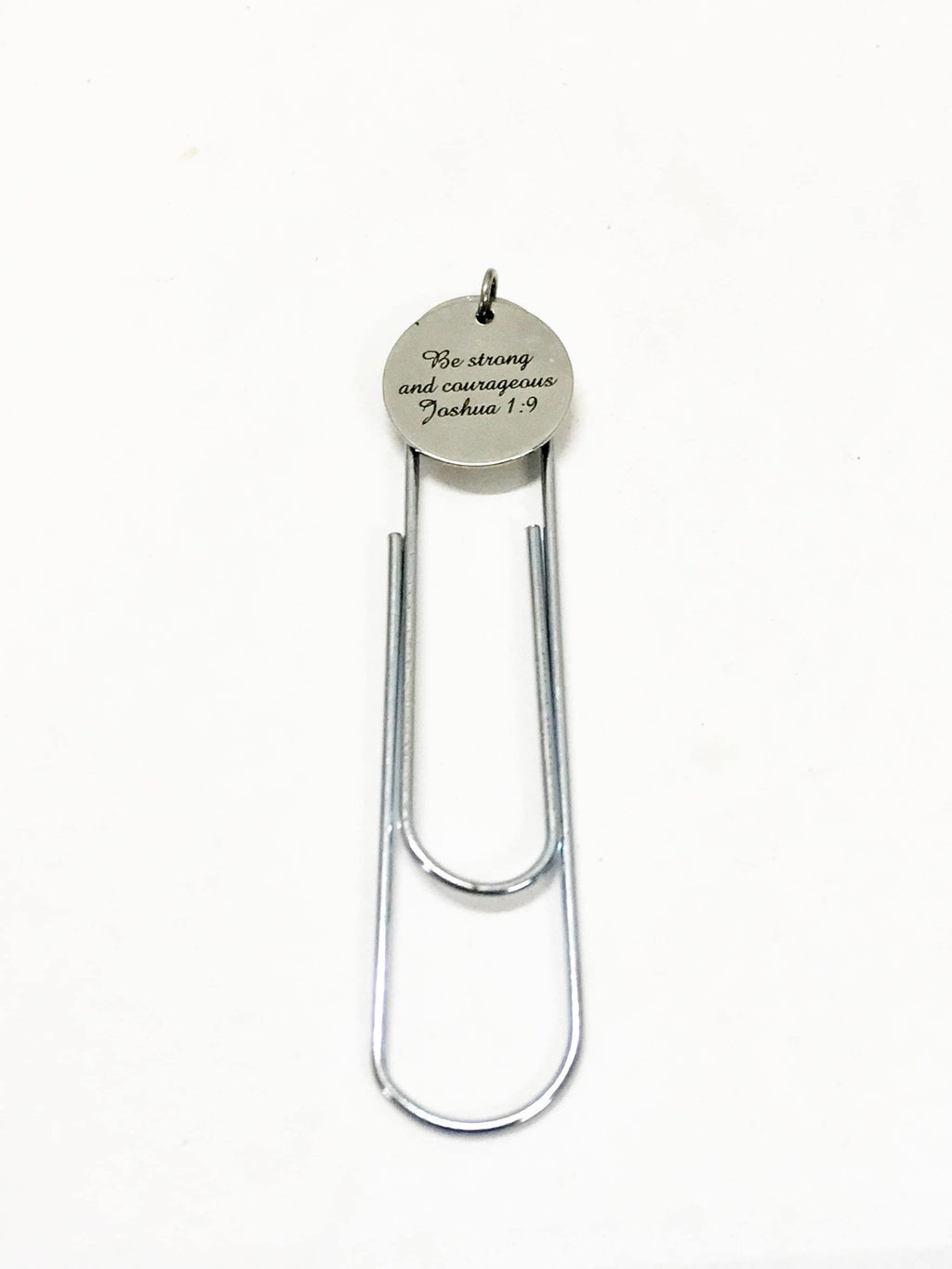 Bible Verse Bookmark, Be Strong And Courageous Bookmark, Planner Paper Clip Bookmark, Bible Bookmark, Scripture Verse Bookmark, Bible Verse